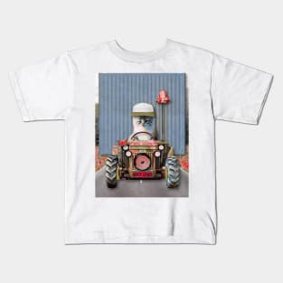 Trucker Kitty Kids T-Shirt